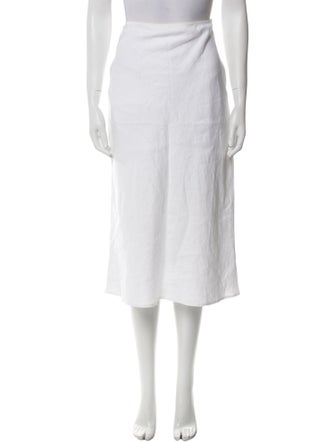 Reformation Linen Midi Length Skirt