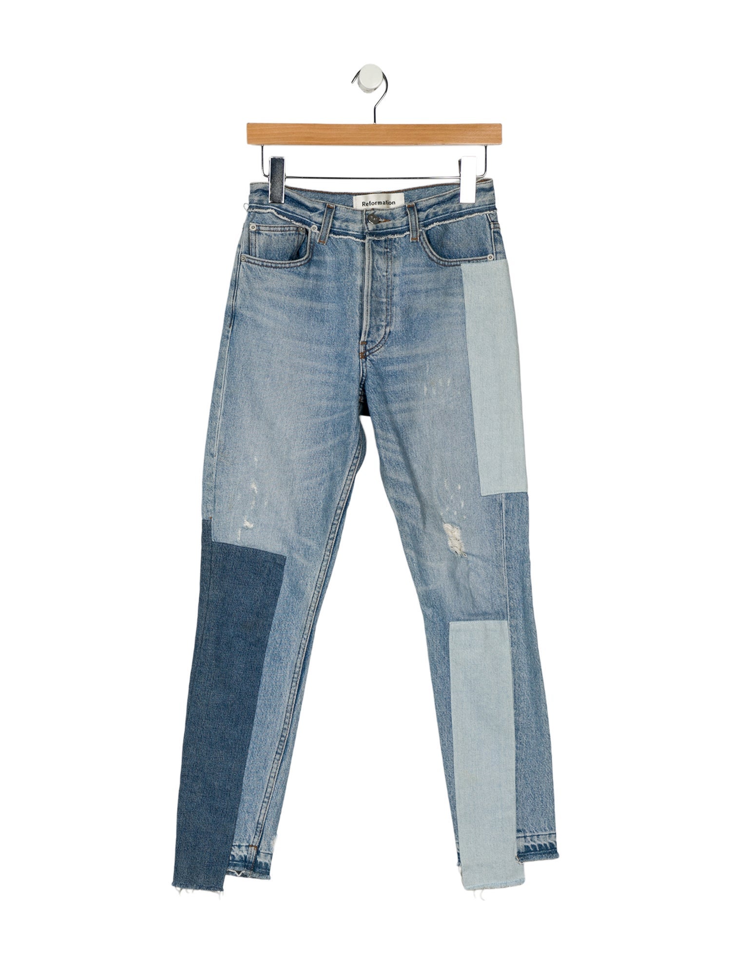 Reformation Mid-Rise Skinny Leg Jeans