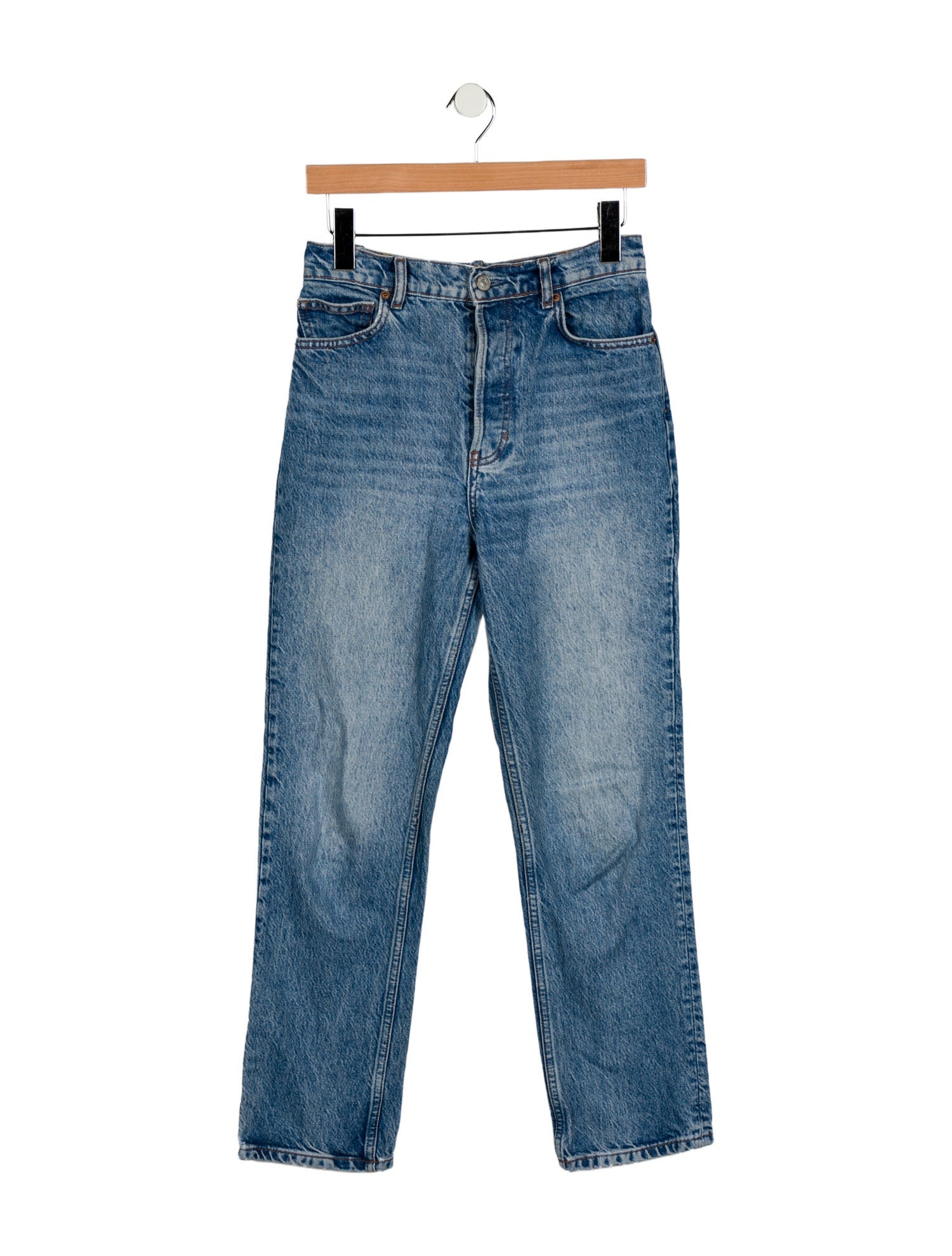 Reformation High-Rise Straight Leg Jeans