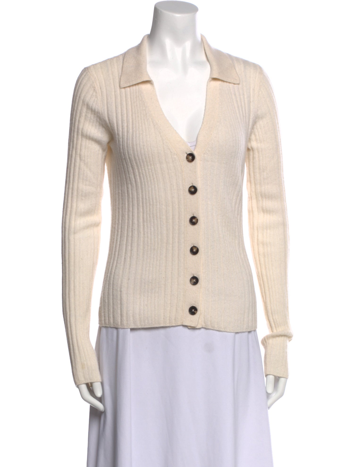 Reformation Cashmere V-Neck Sweater