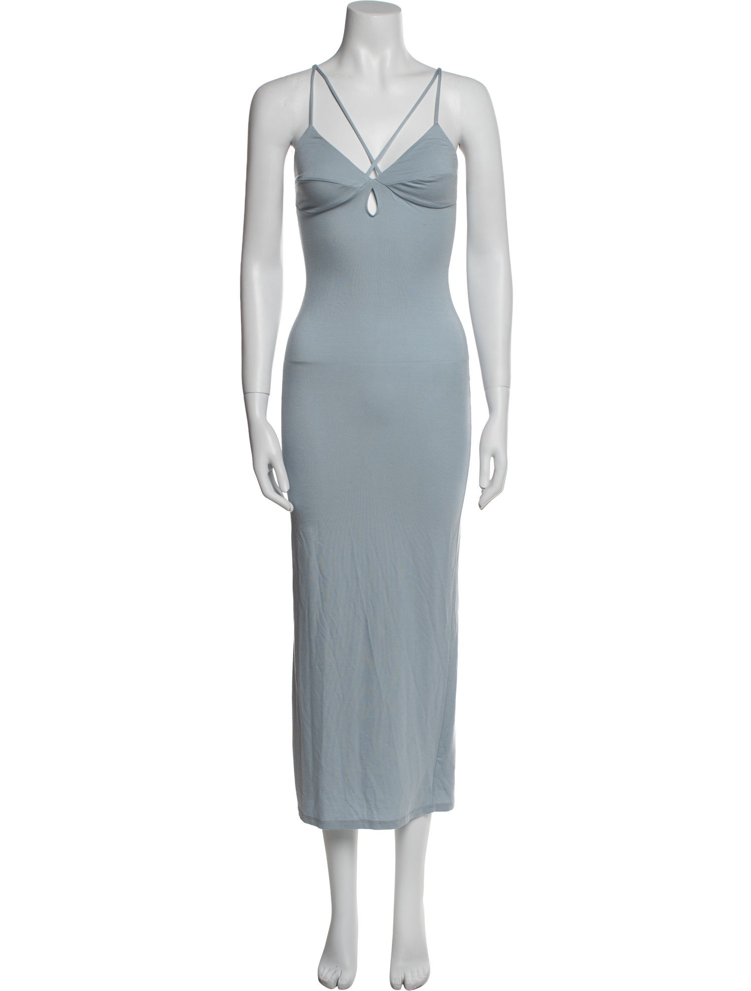 Reformation V-Neck Long Dress