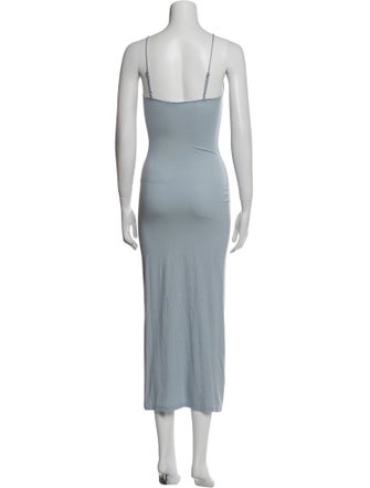 Reformation V-Neck Long Dress