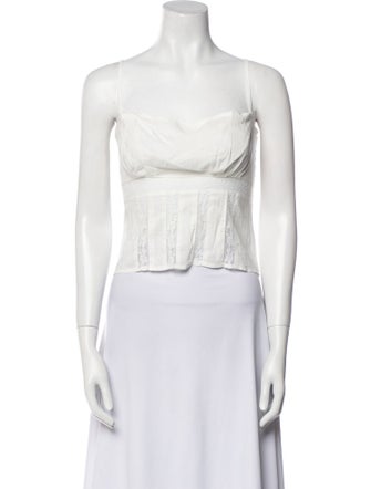 Reformation Strapless Crop Top