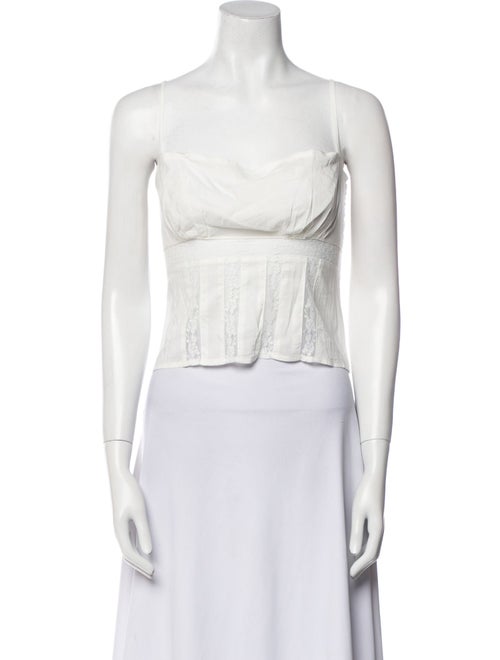 Reformation Strapless Crop Top