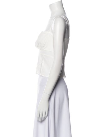 Reformation Strapless Crop Top