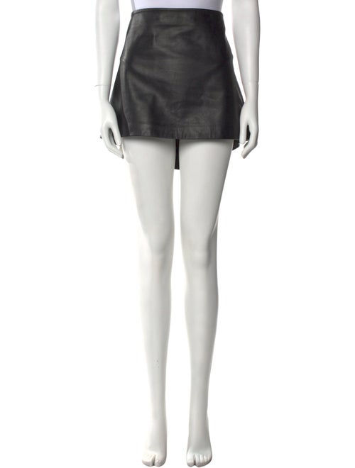 Reformation Leather Mini Skirt