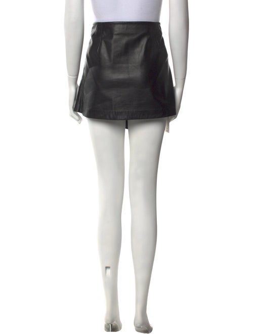 Reformation Leather Mini Skirt