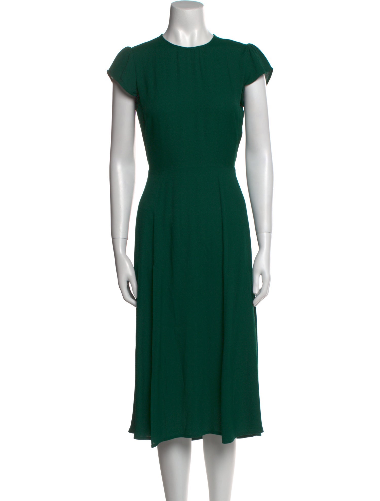 Reformation Crew Neck Midi Length Dress