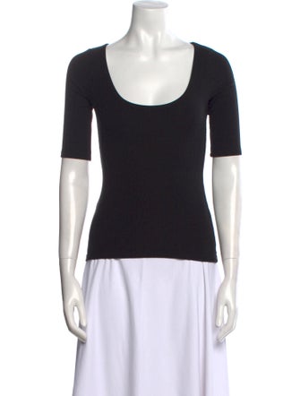 Reformation Scoop Neck Short Sleeve T-Shirt