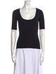 Reformation Scoop Neck Short Sleeve T-Shirt