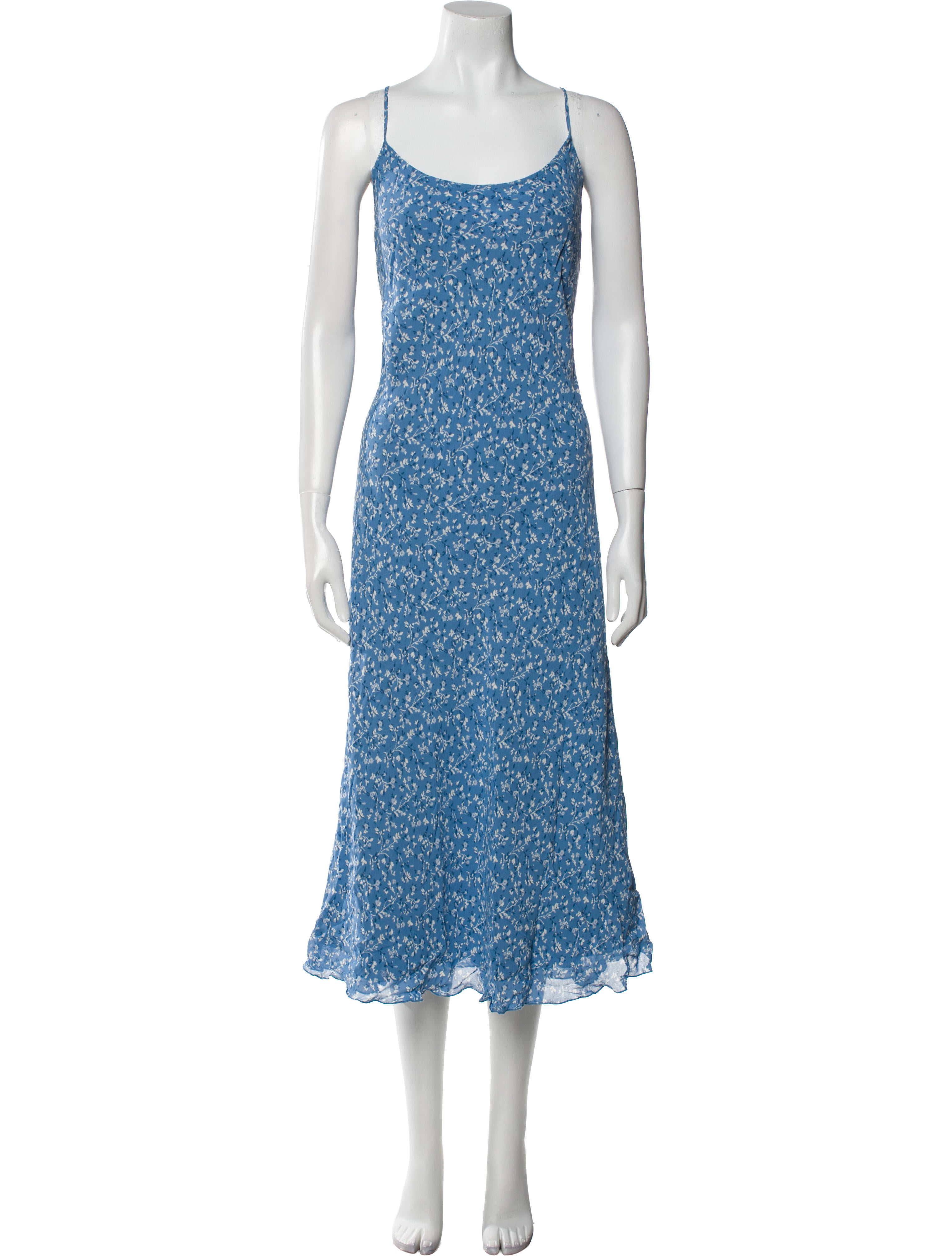 Reformation Floral Print Knee-Length Dress