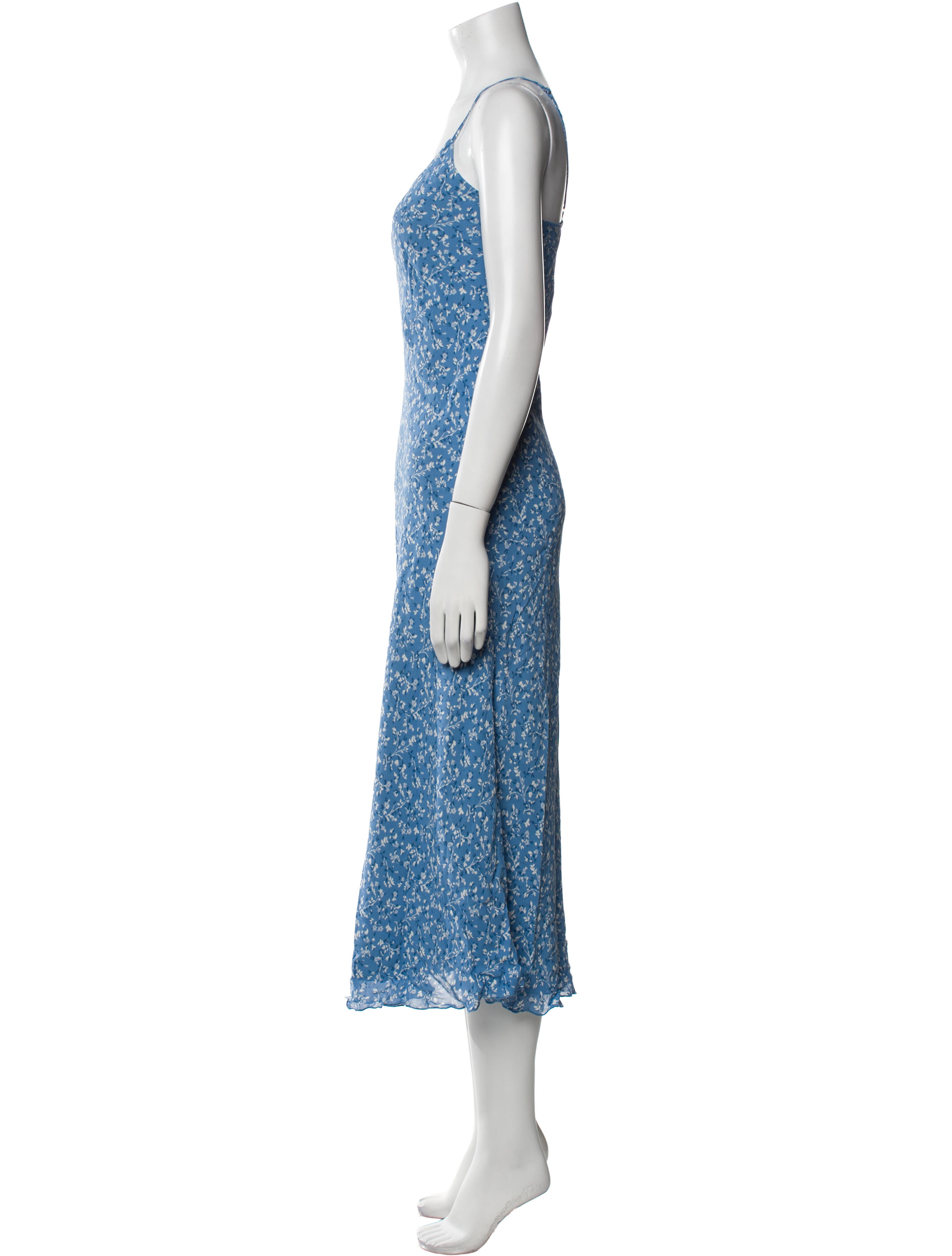 Reformation Floral Print Knee-Length Dress