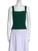 Reformation Square Neckline Sleeveless Crop Top