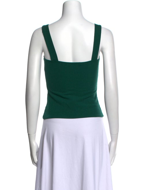 Reformation Square Neckline Sleeveless Crop Top