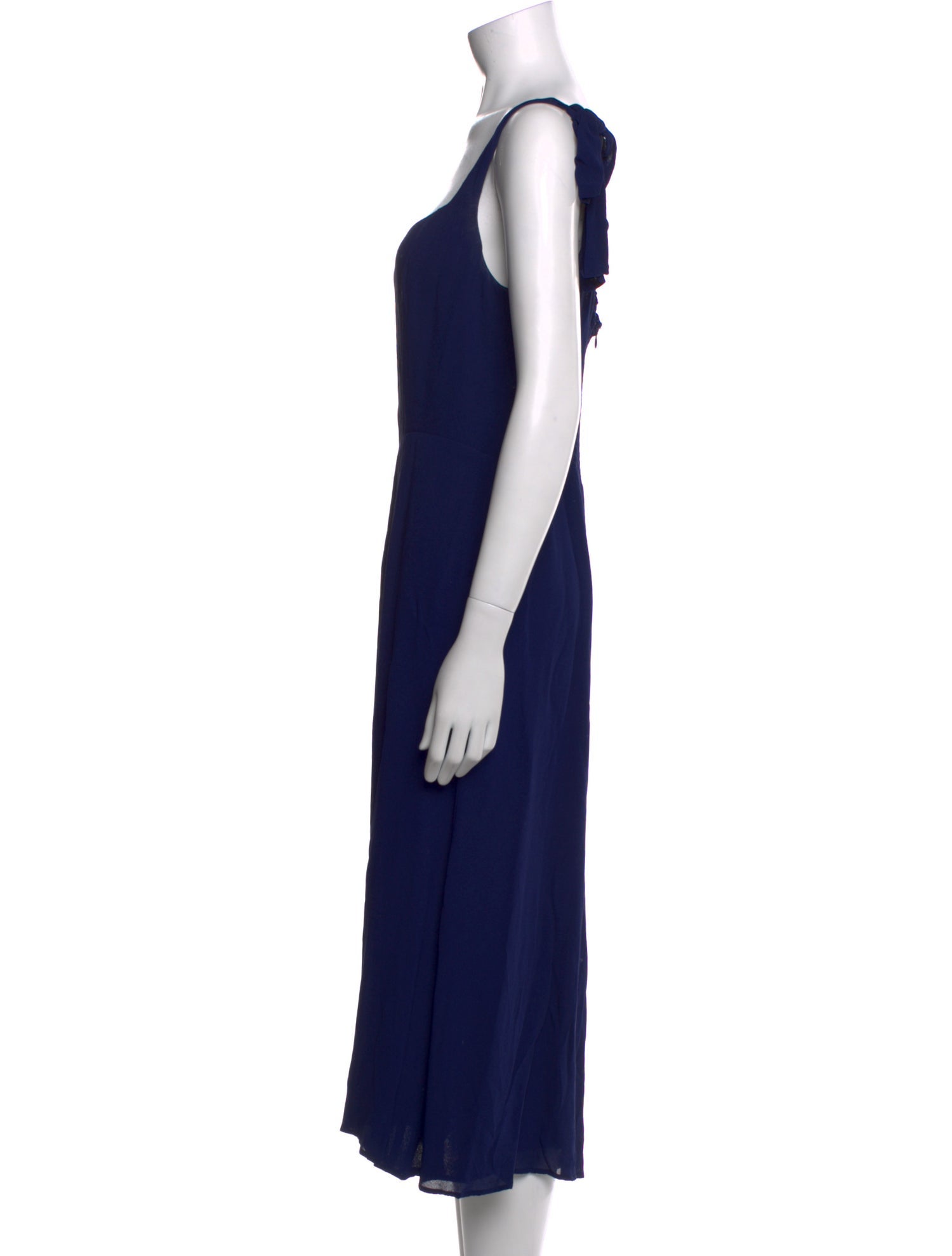 Reformation Square Neckline Knee-Length Dress