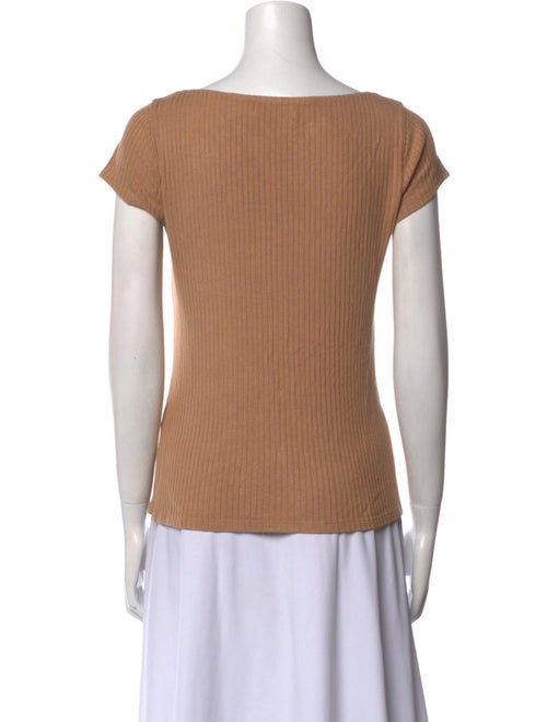 Reformation Square Neckline Short Sleeve Top