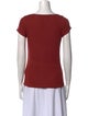 Reformation Square Neckline Short Sleeve Top
