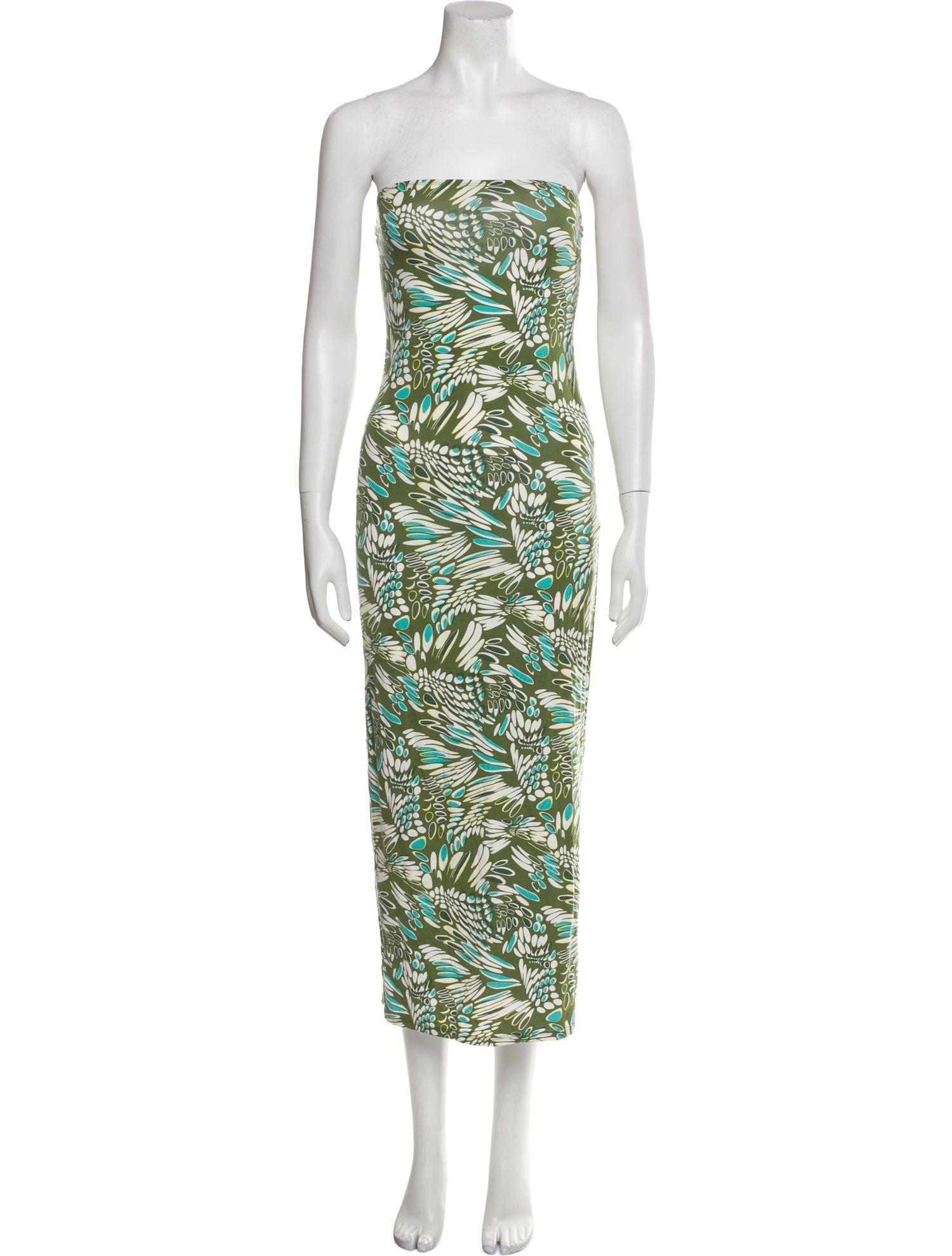 Reformation Printed Midi Length Dress