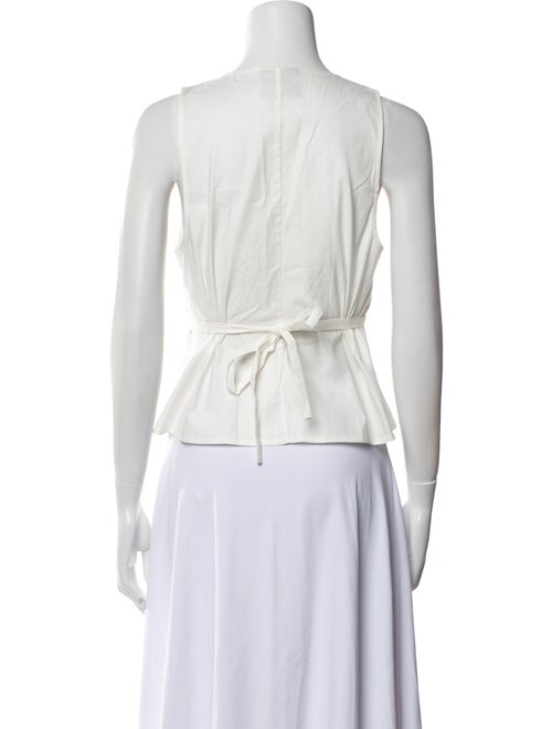 Reformation V-Neck Sleeveless Crop Top