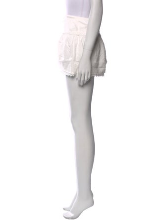 Reformation Ruffle Embellishment Mini Skirt