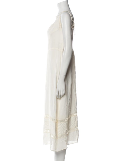 Reformation V-Neck Midi Length Dress