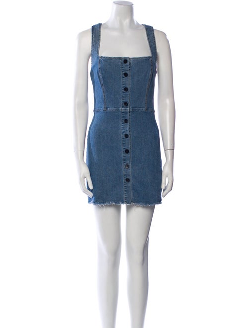 Reformation Square Neckline Mini Dress