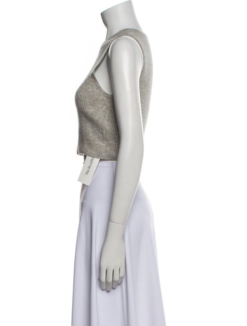 Reformation Cashmere Crew Neck Crop Top