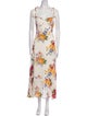 Reformation Floral Print Long Dress