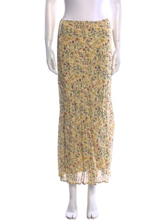 Reformation Printed Midi Length Skirt