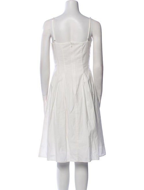 Reformation Square Neckline Knee-Length Dress