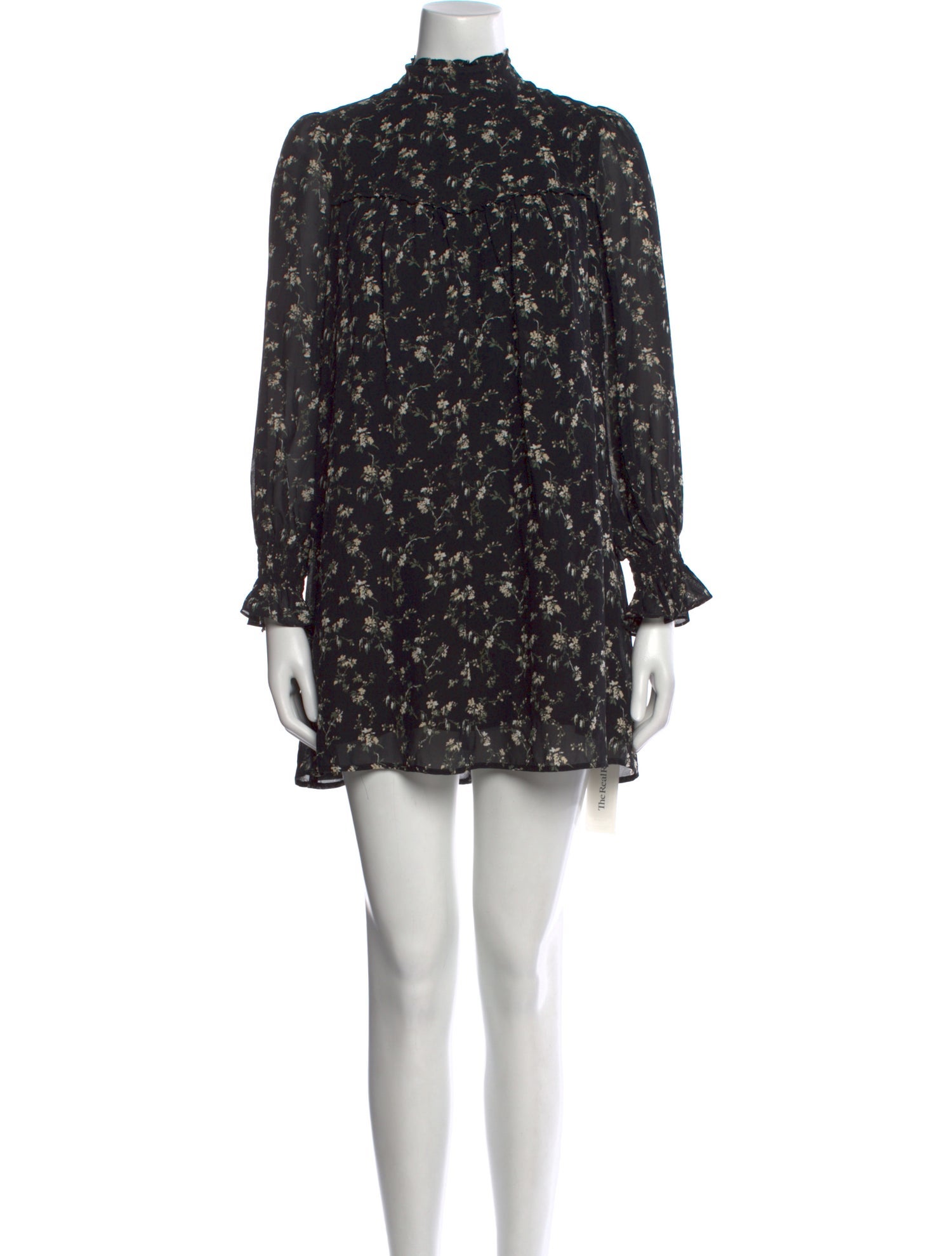 Reformation Floral Print Mini Dress