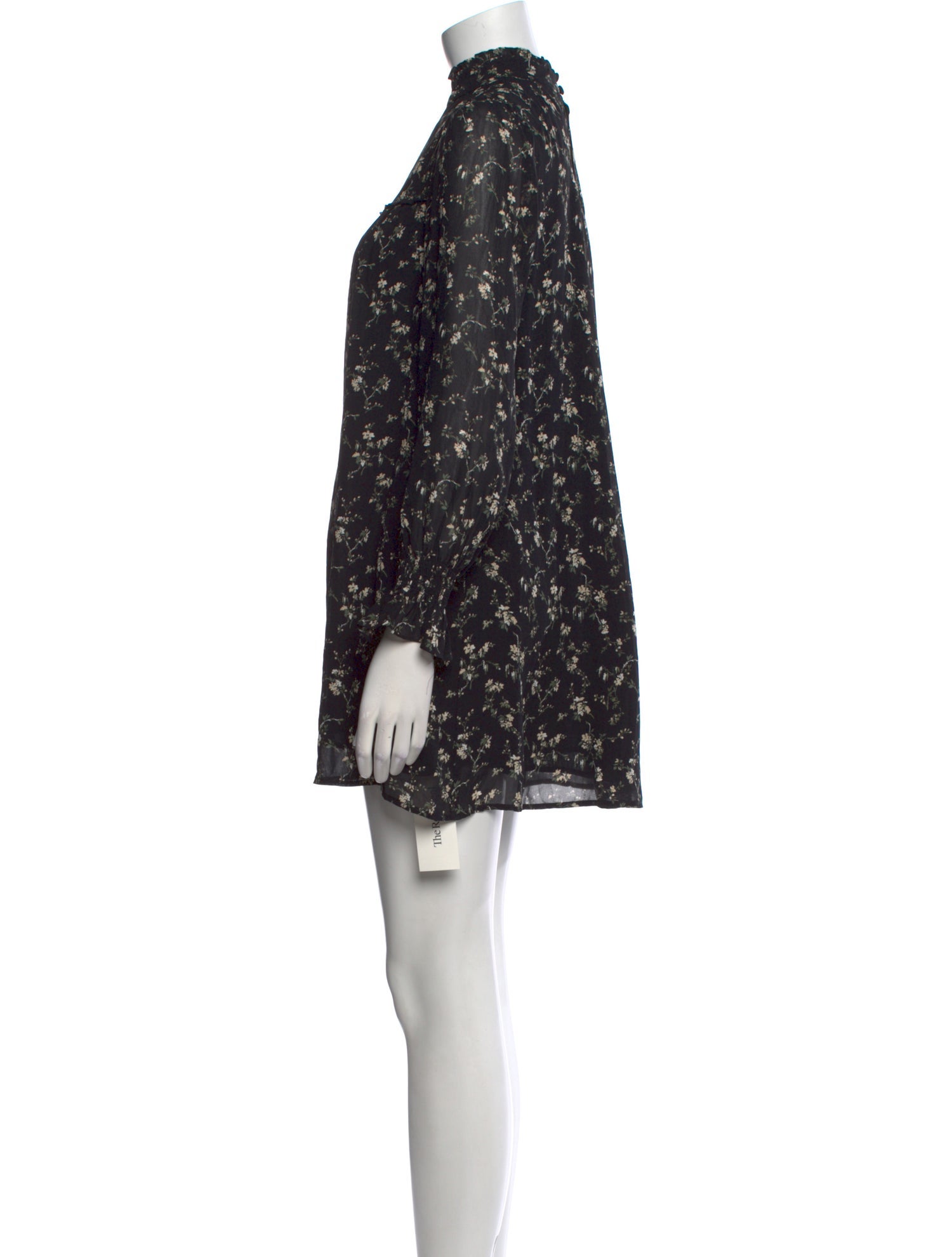 Reformation Floral Print Mini Dress