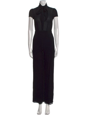 Reformation Mock Neck Jumpsuit