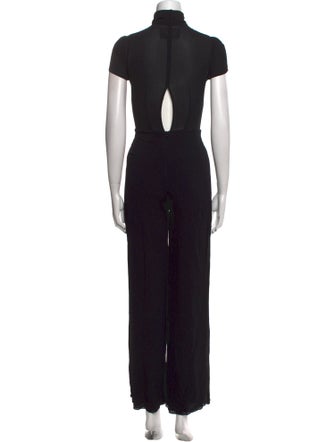Reformation Mock Neck Jumpsuit