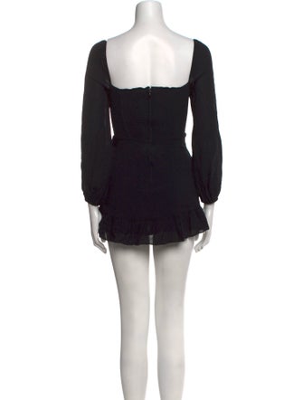 Reformation Square Neckline Mini Dress