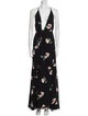 Reformation Floral Print Long Dress