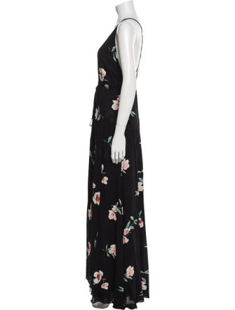 Reformation Floral Print Long Dress