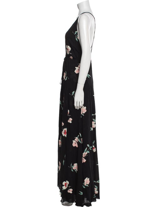 Reformation Floral Print Long Dress
