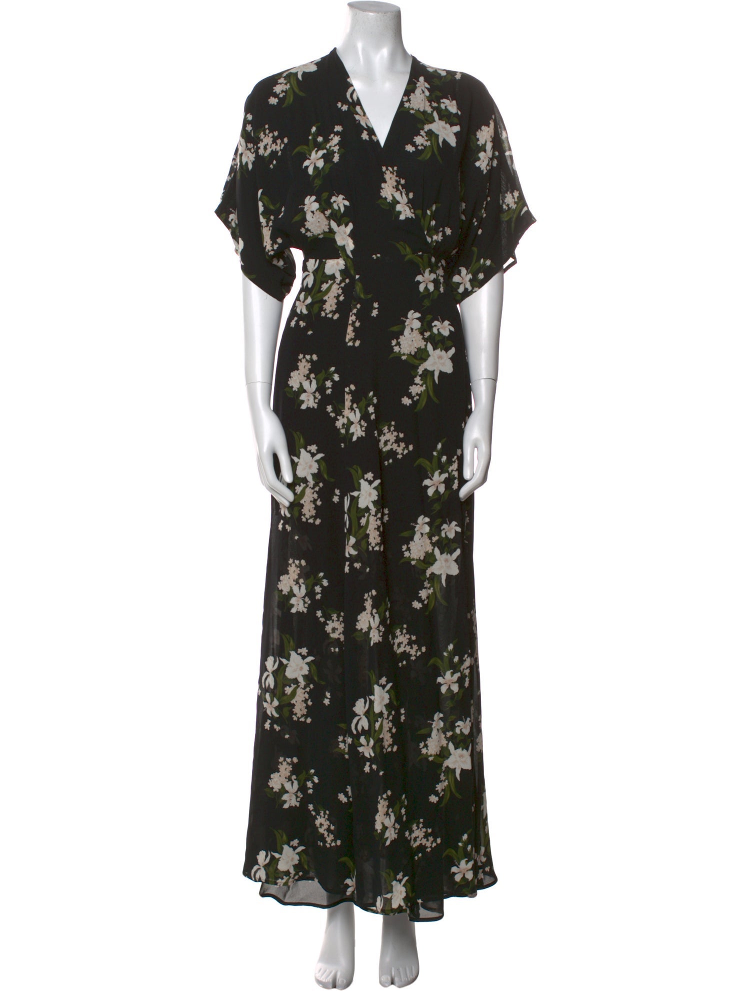 Reformation Floral Print Long Dress