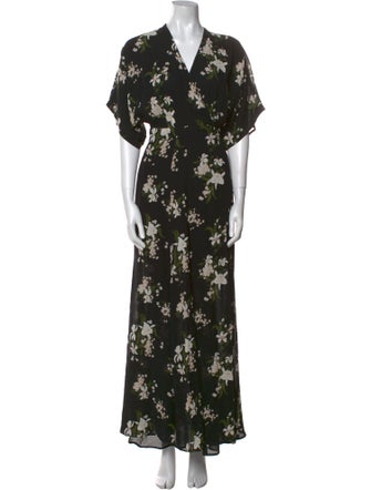 Reformation Floral Print Long Dress