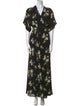 Reformation Floral Print Long Dress