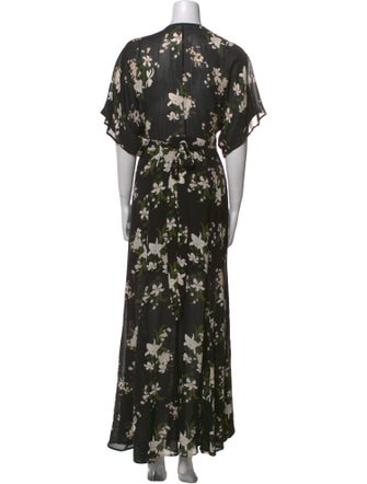 Reformation Floral Print Long Dress