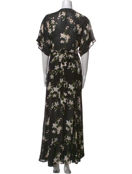 Reformation Floral Print Long Dress