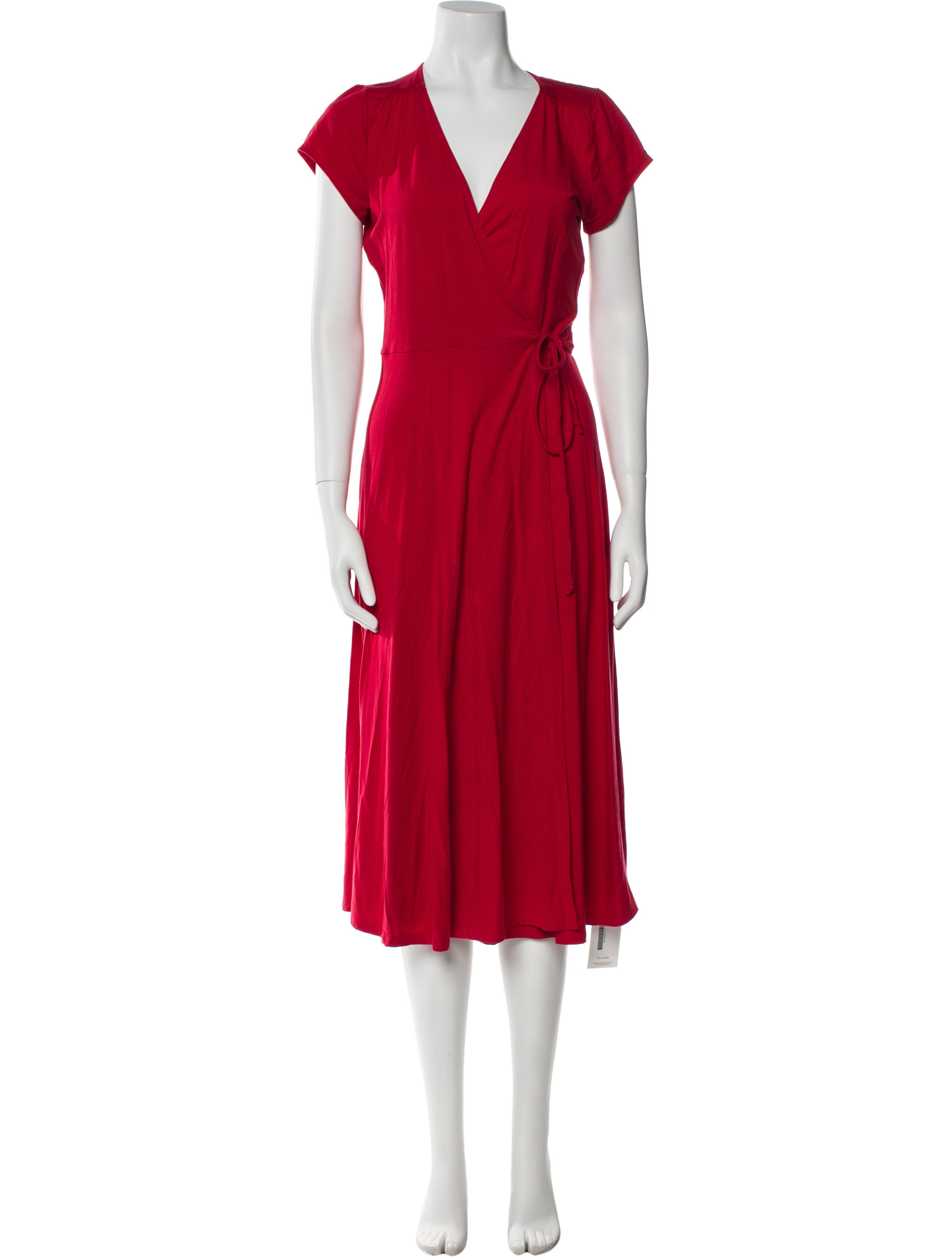 Reformation V-Neck Midi Length Dress