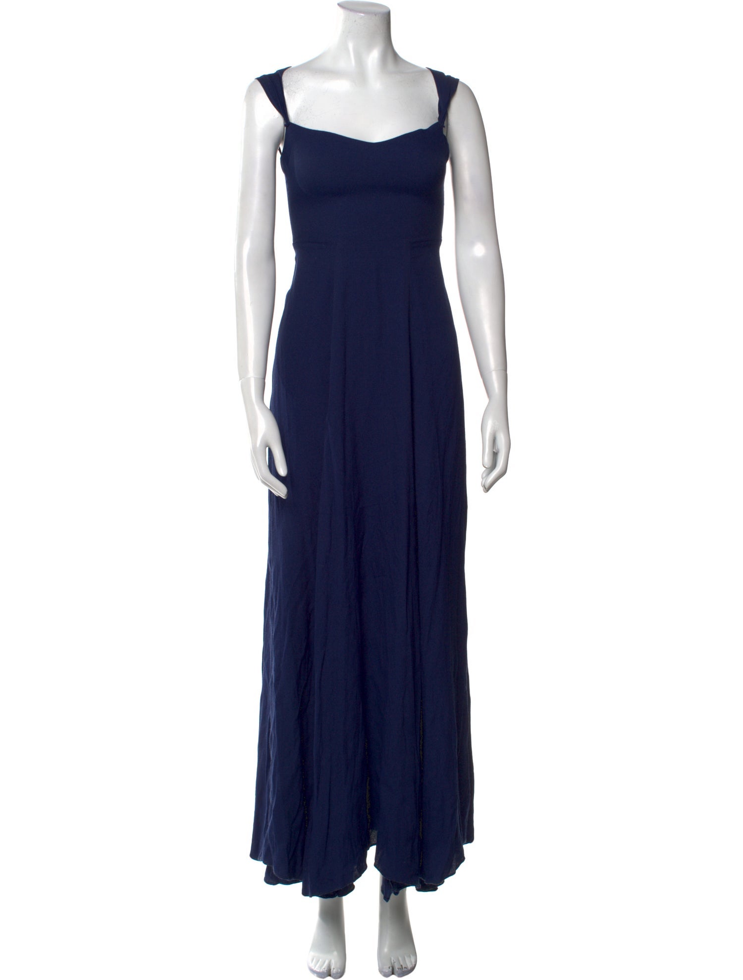 Reformation Square Neckline Long Dress