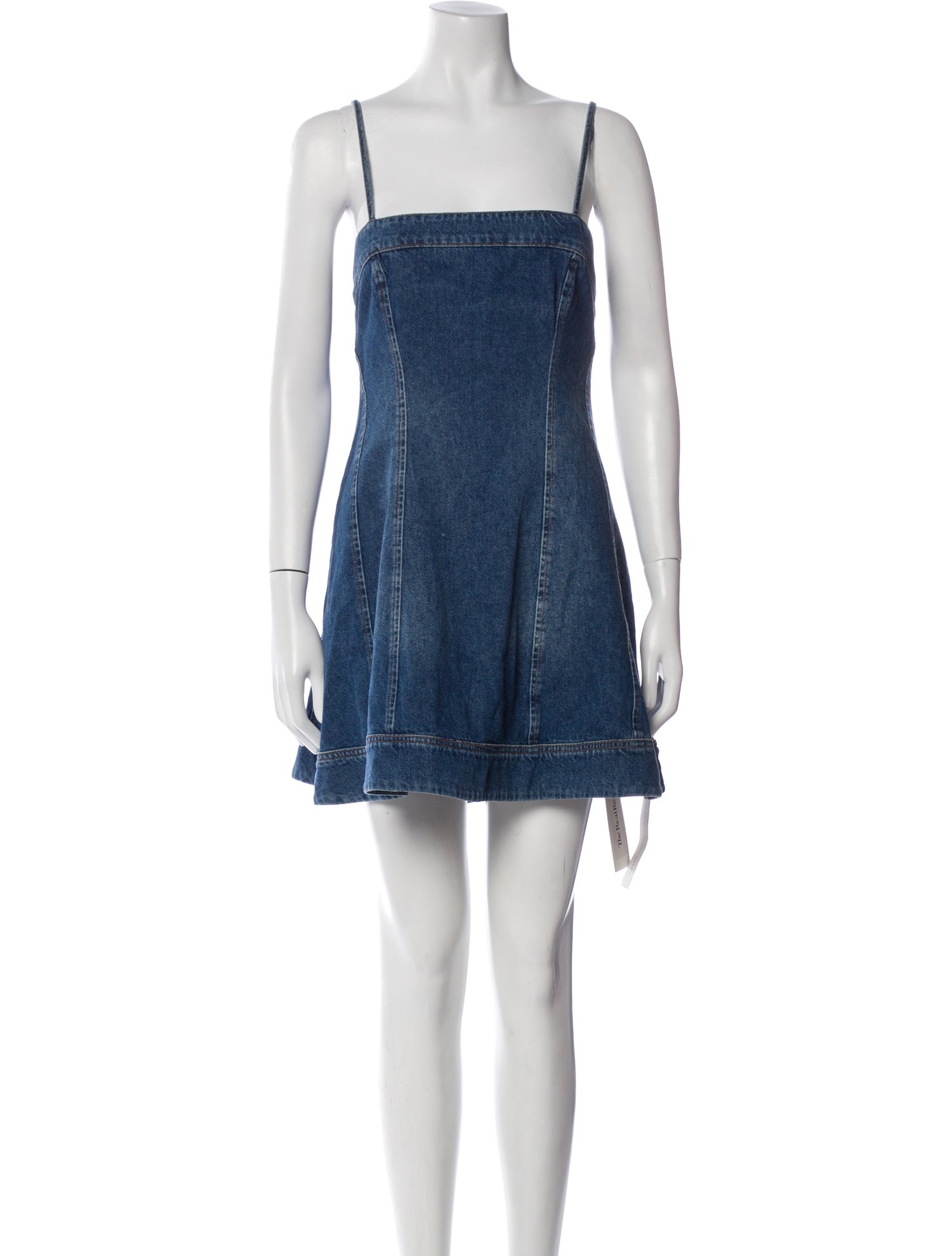 Reformation Square Neckline Mini Dress