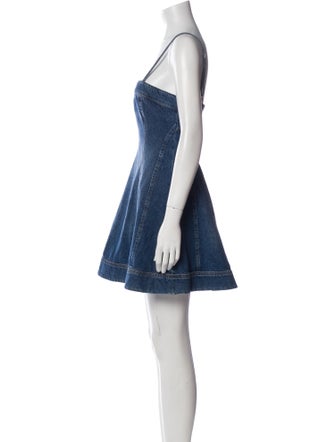 Reformation Square Neckline Mini Dress