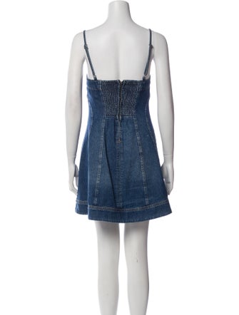 Reformation Square Neckline Mini Dress