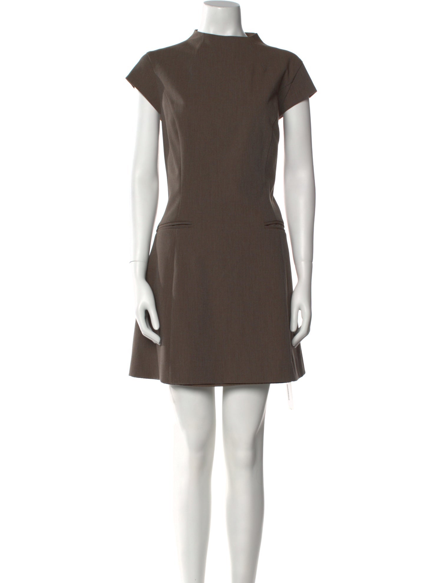 Reformation Mock Neck Mini Dress