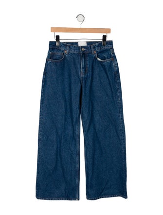 Reformation Mid-Rise Wide Leg Jeans